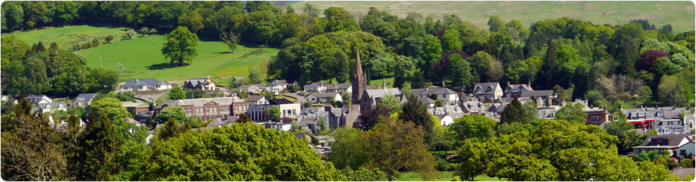 Town from afar